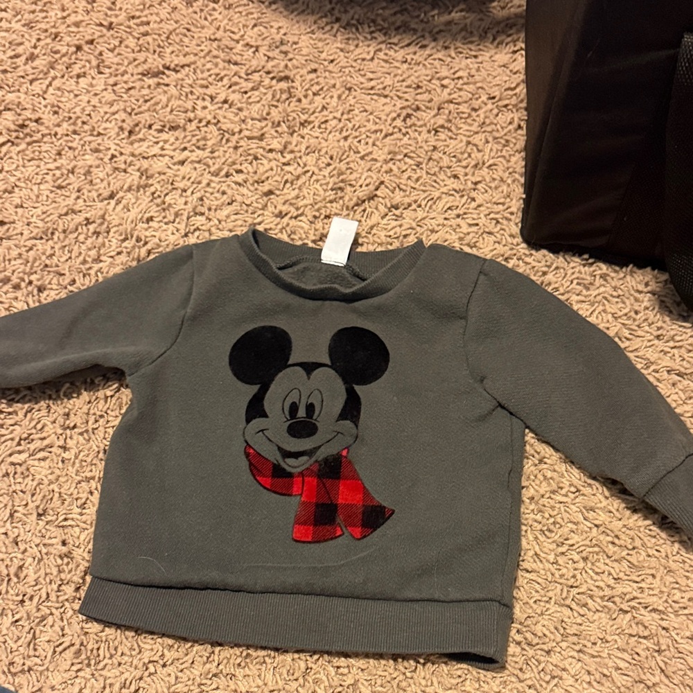 Joe Fresh Kids Gray Mickey Mouse Sweater